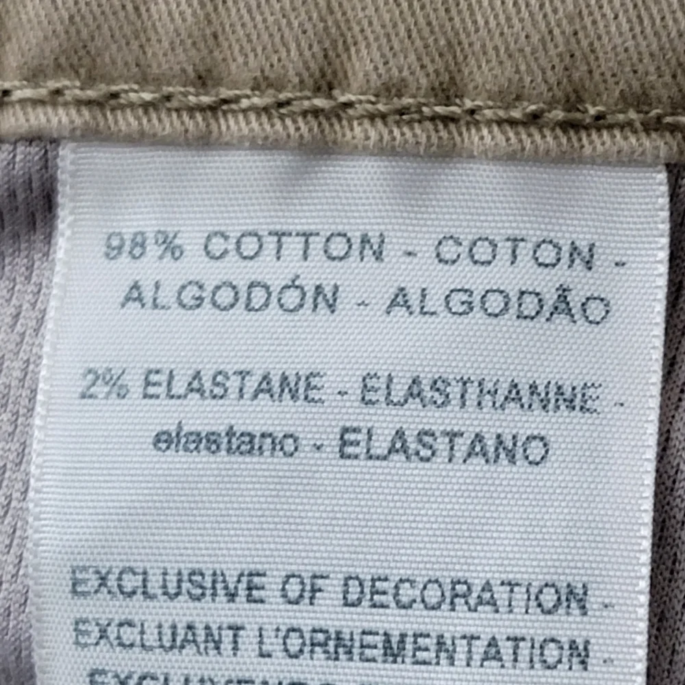 Denizen from Levi's men's athletic fit tan chino pants size 38x32